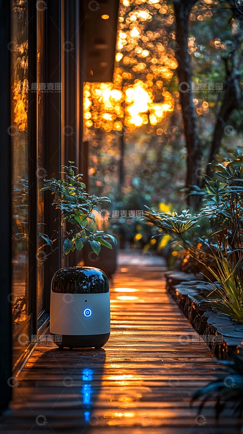 高清大图下载【趣麦麦图】智能音箱户外场景
