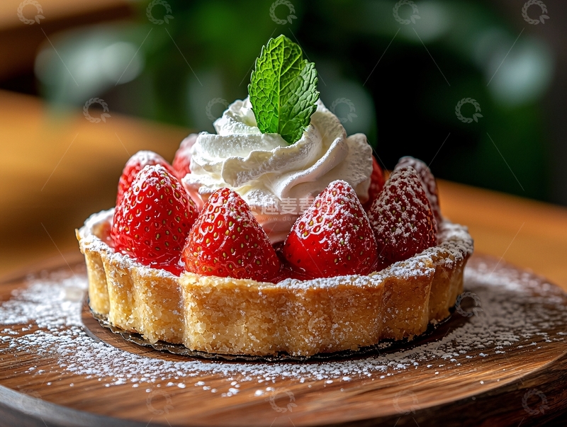 高清大图下载【趣麦麦图】草莓塔