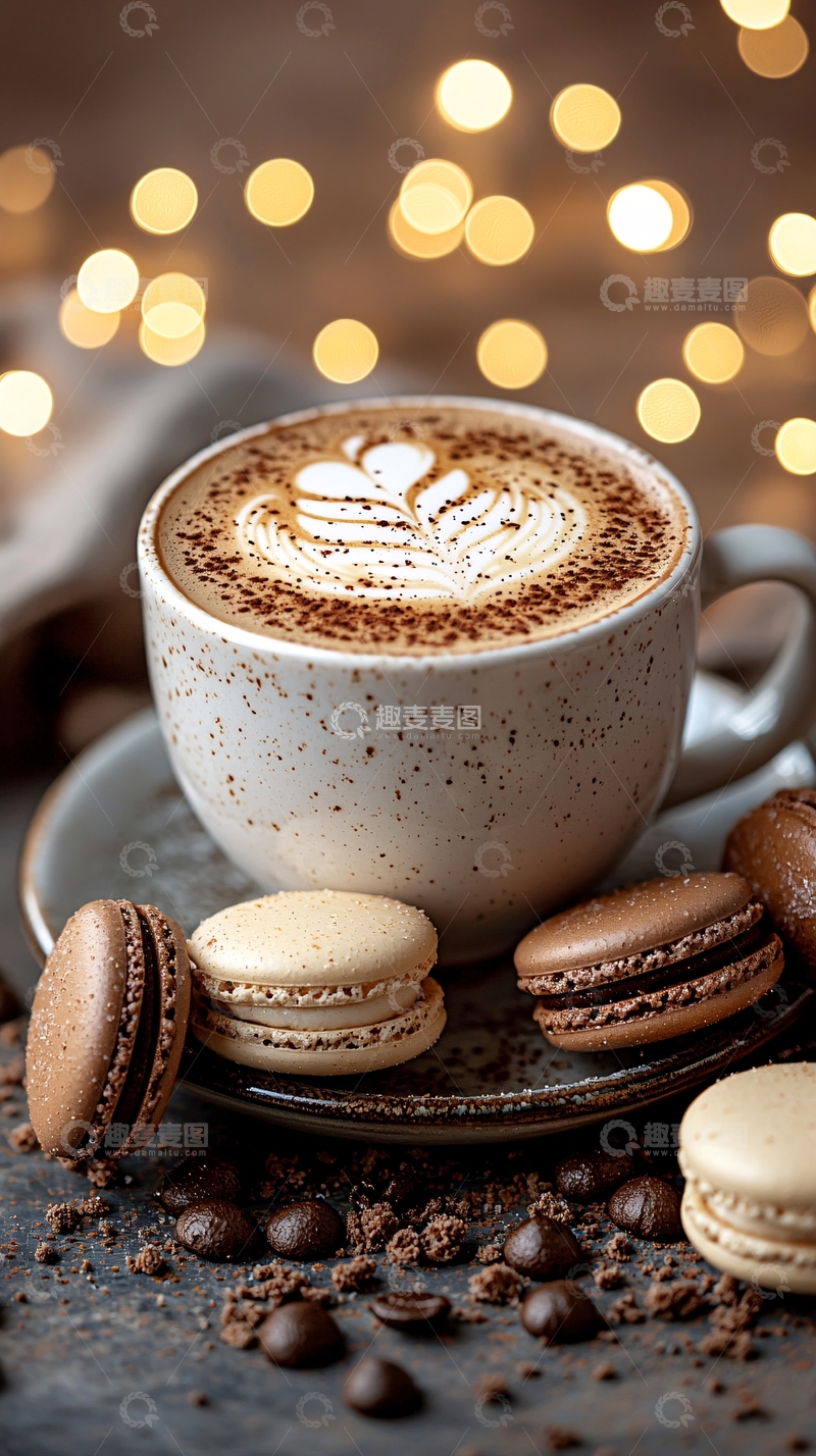 高清大图下载【趣麦麦图】咖啡拉花
