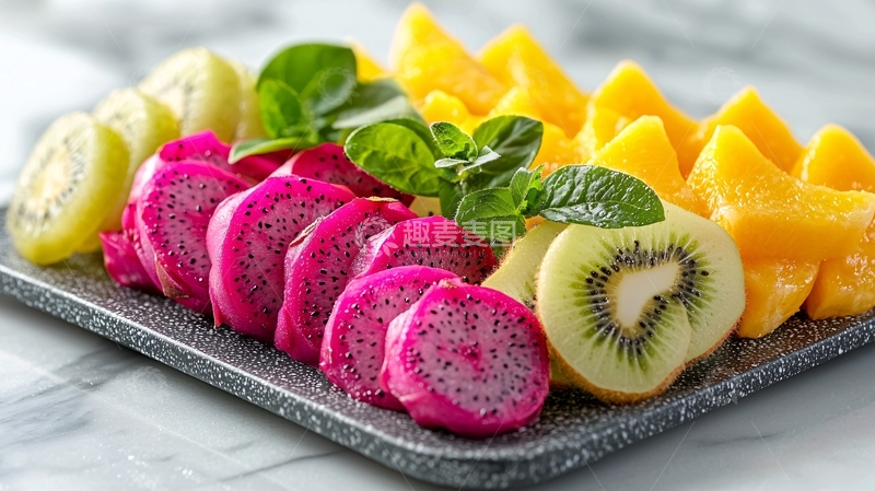 高清大图下载【趣麦麦图】水果拼盘特写