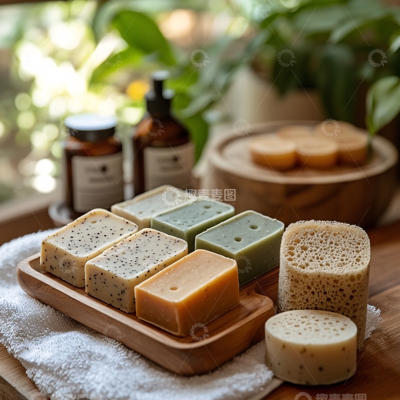 高清大图下载【趣麦麦图】手工皂摆拍
