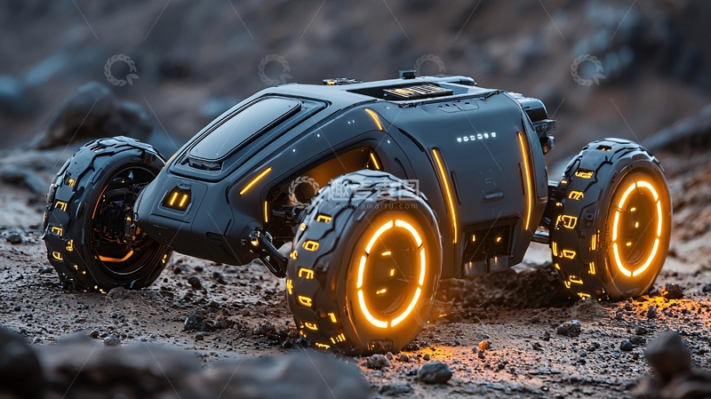 高清大图下载【趣麦麦图】未来感越野车