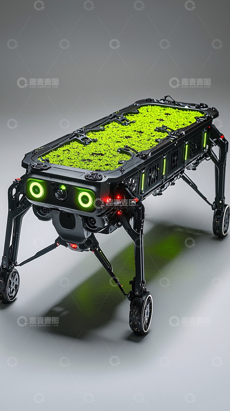 高清大图下载【趣麦麦图】未来科技感机器人