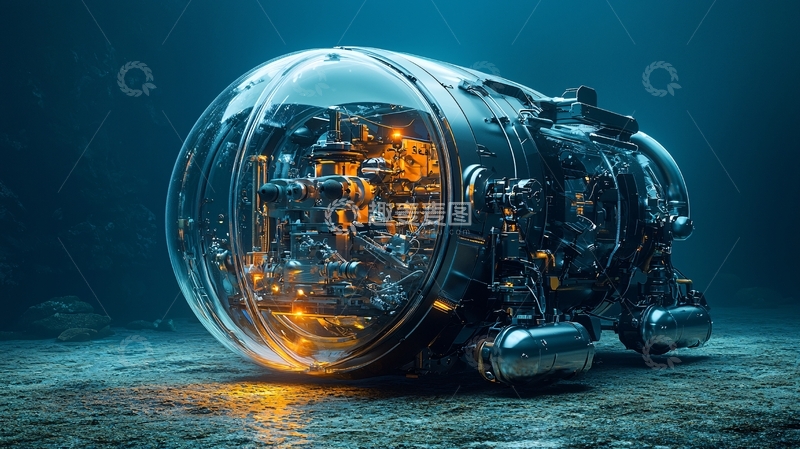 高清大图下载【趣麦麦图】深海潜水器