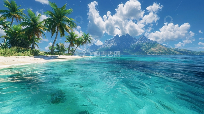 高清大图下载【趣麦麦图】热带海岛风光