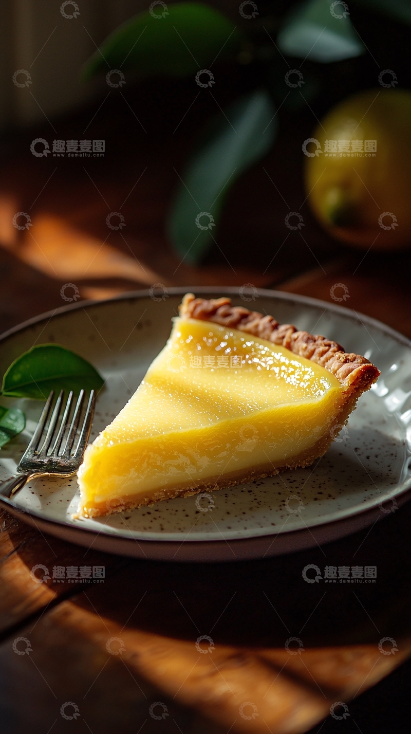 高清大图下载【趣麦麦图】柠檬派