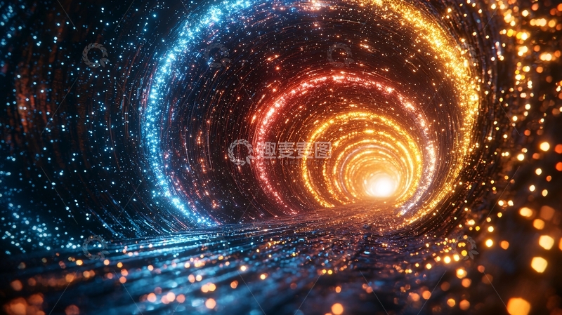 高清大图下载【趣麦麦图】光之隧道