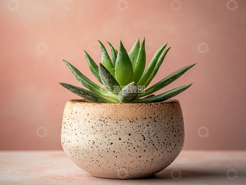 高清大图下载【趣麦麦图】盆栽多肉植物特写