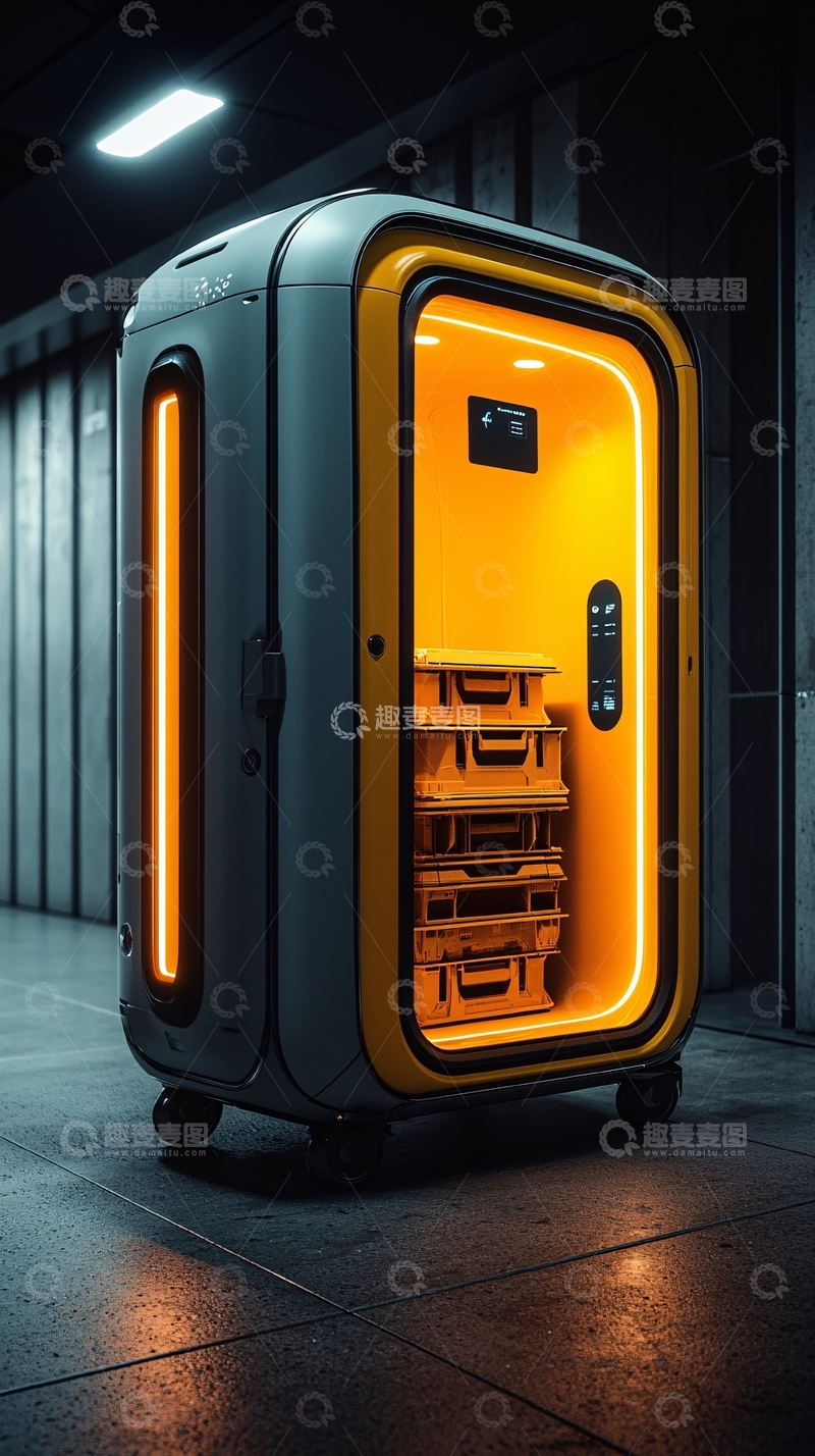 高清大图下载【趣麦麦图】未来派储物柜