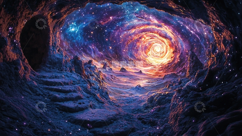 高清大图下载【趣麦麦图】宇宙洞穴奇观