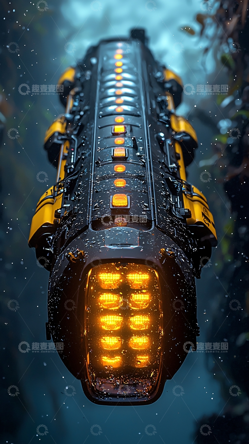 高清大图下载【趣麦麦图】未来科技飞船15