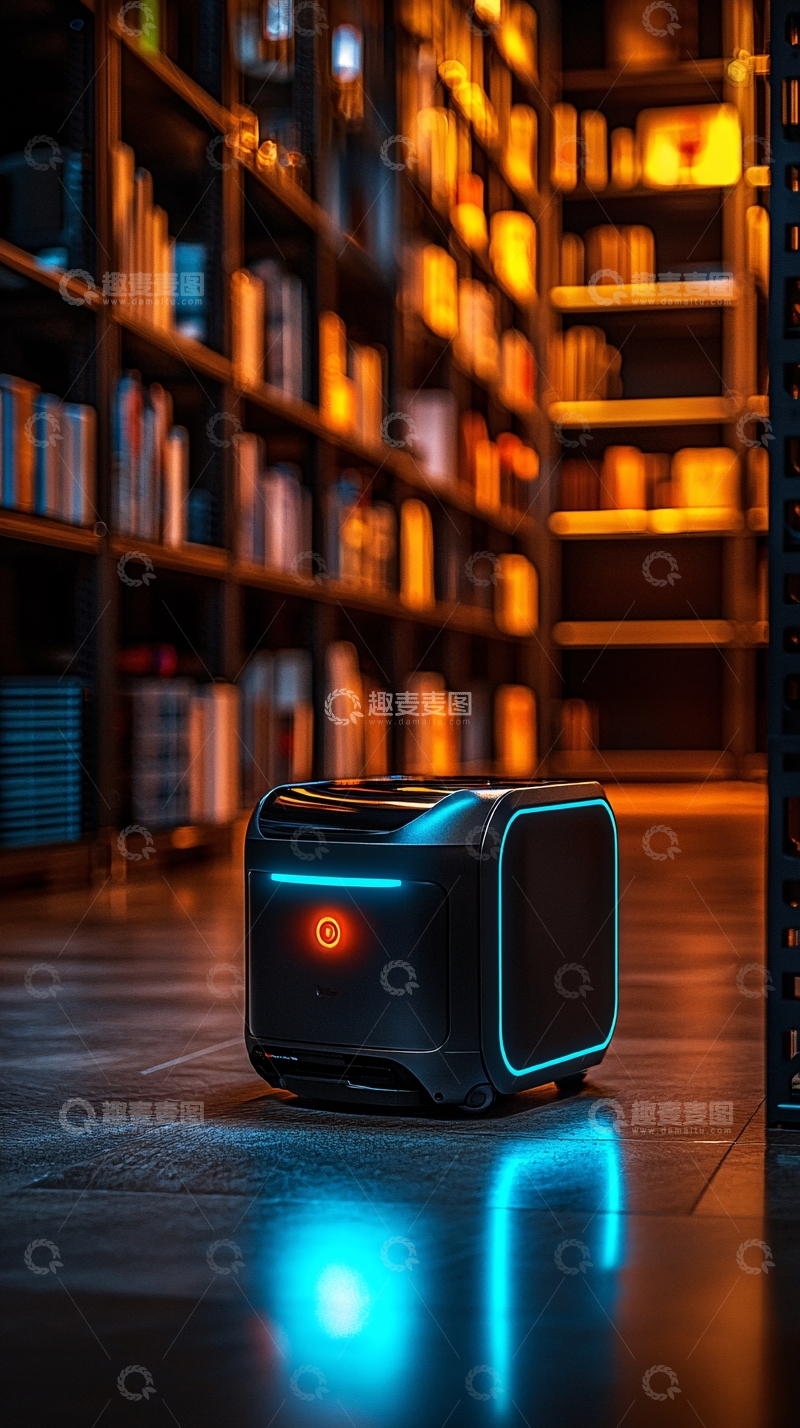 高清大图下载【趣麦麦图】未来科技感机器人