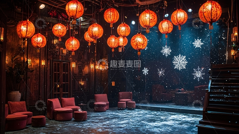 高清大图下载【趣麦麦图】舞台布景设计