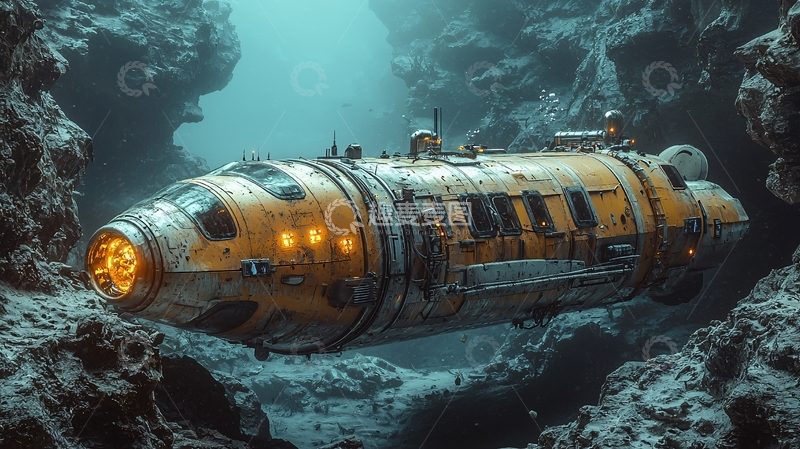 高清大图下载【趣麦麦图】深海探测器残骸