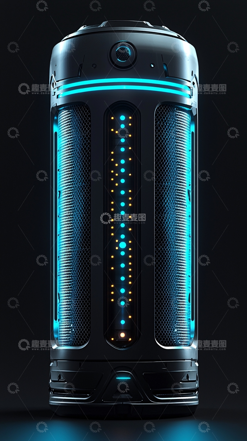 高清大图下载【趣麦麦图】未来科技感储能装置