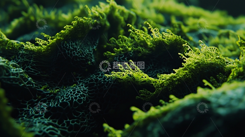 高清大图下载【趣麦麦图】深绿茂密苔藓特写