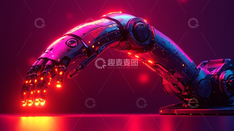 高清大图下载【趣麦麦图】机械臂