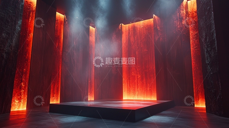 高清大图下载【趣麦麦图】黑暗舞台灯光