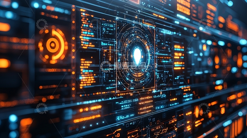 高清大图下载【趣麦麦图】科技感十足的数字界面