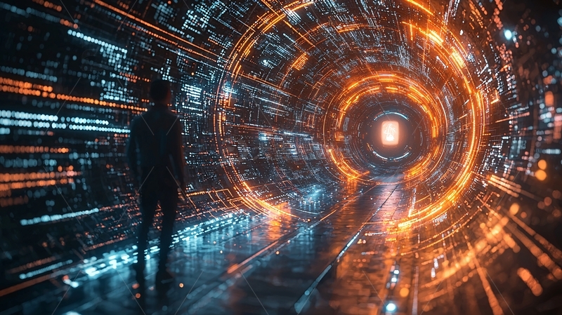 高清大图下载【趣麦麦图】数字隧道8