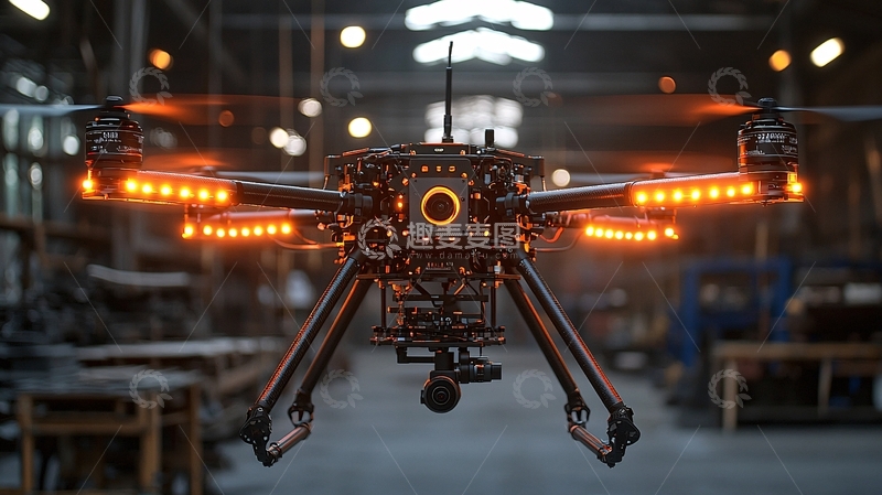 高清大图下载【趣麦麦图】工业级无人机