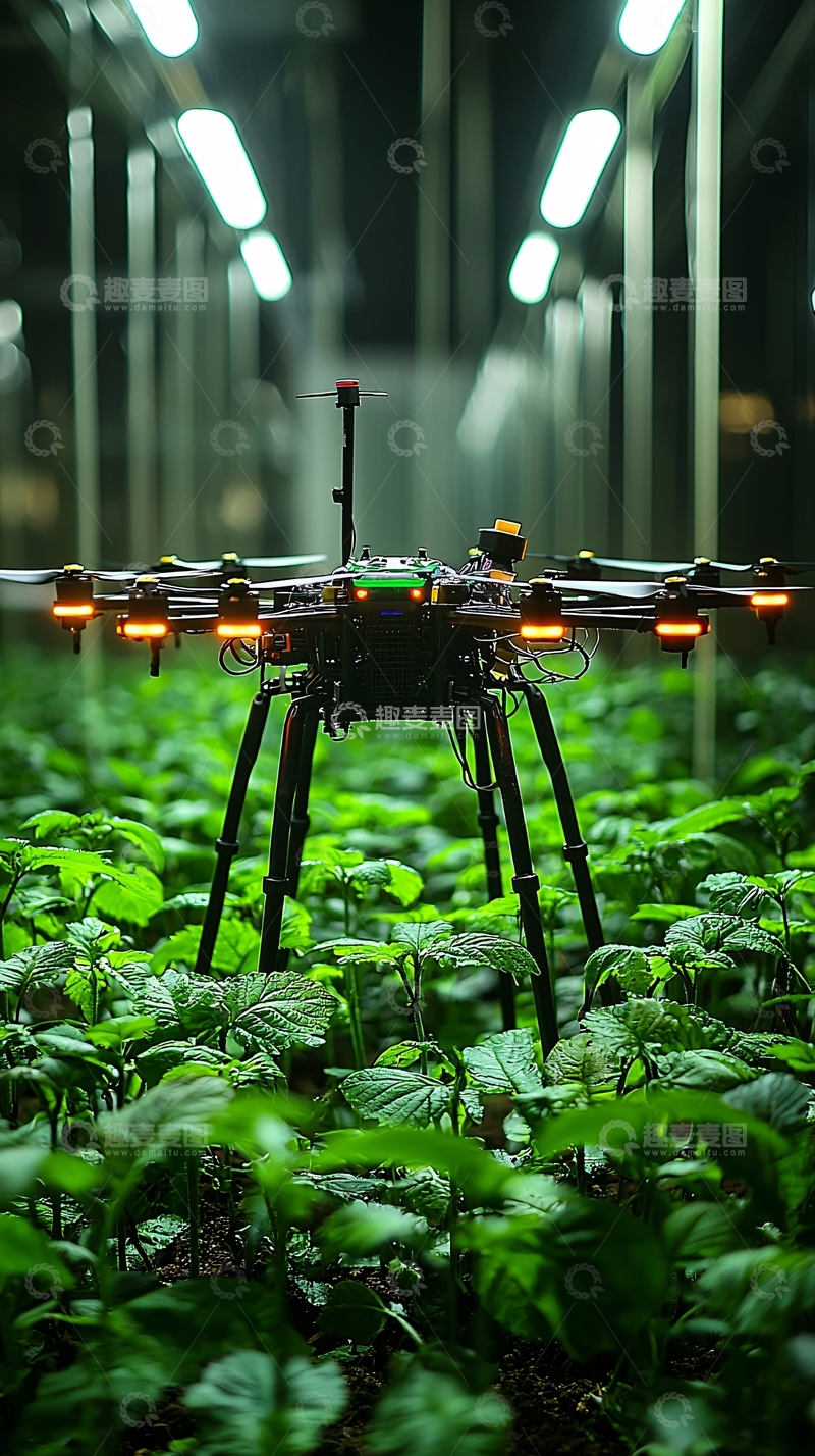 高清大图下载【趣麦麦图】农业植保无人机