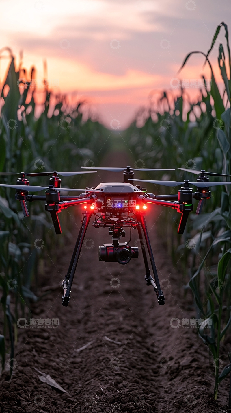 高清大图下载【趣麦麦图】农业无人机