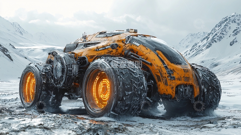 高清大图下载【趣麦麦图】未来科幻越野车