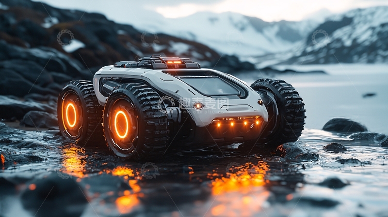 高清大图下载【趣麦麦图】未来感机器人