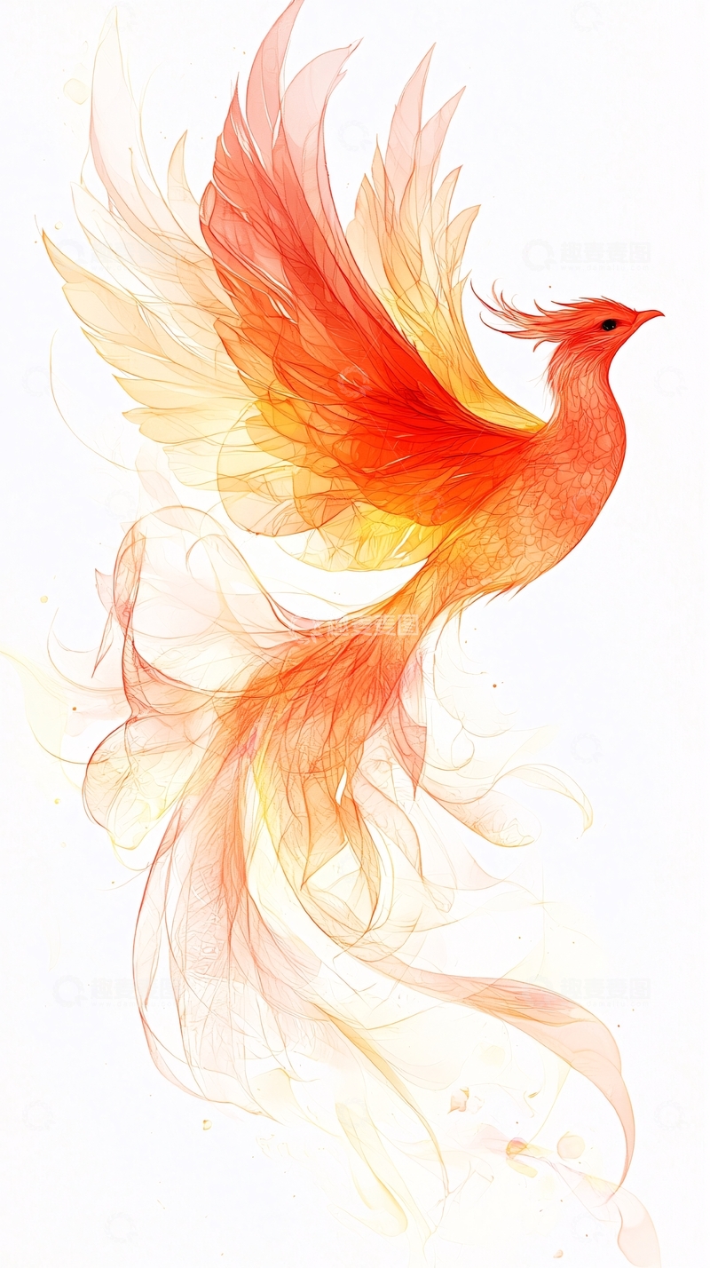 高清大图下载【趣麦麦图】火凤凰