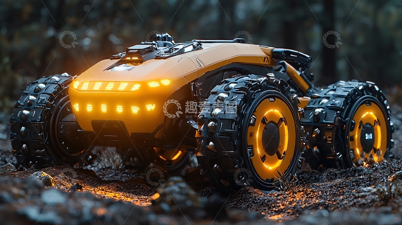 高清大图下载【趣麦麦图】未来感越野车