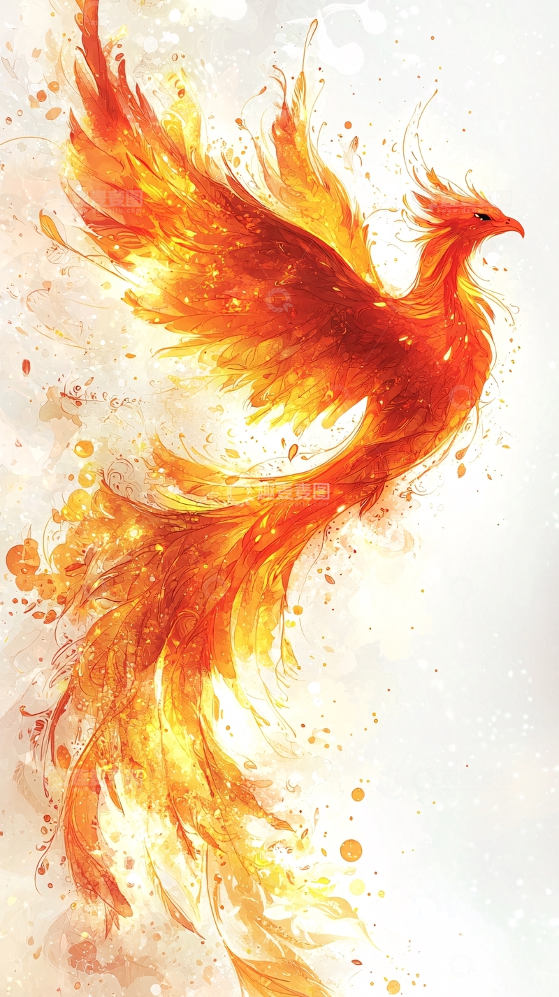 高清大图下载【趣麦麦图】火凤凰