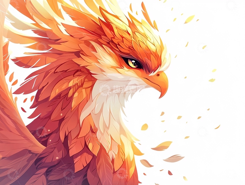 高清大图下载【趣麦麦图】火焰凤凰