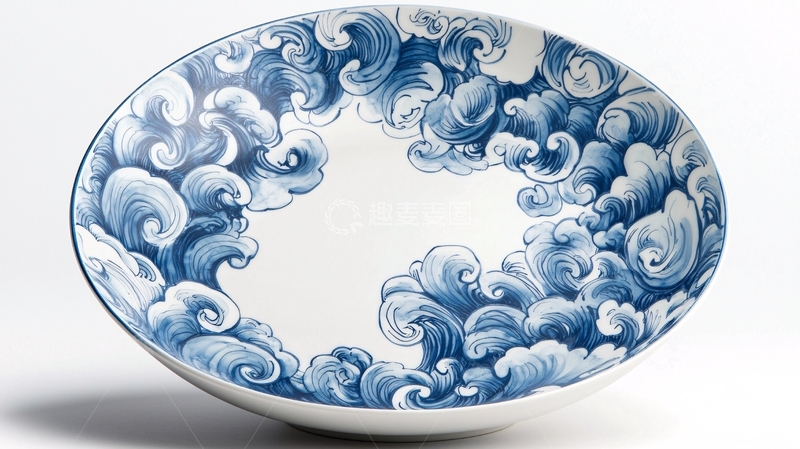 高清大图下载【趣麦麦图】青花瓷碗