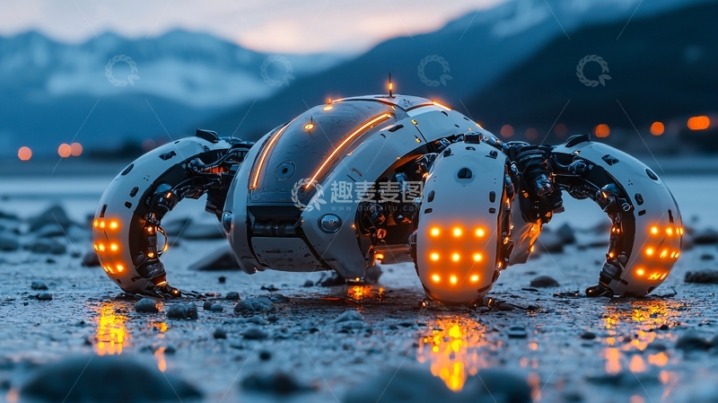 高清大图下载【趣麦麦图】科幻机器人