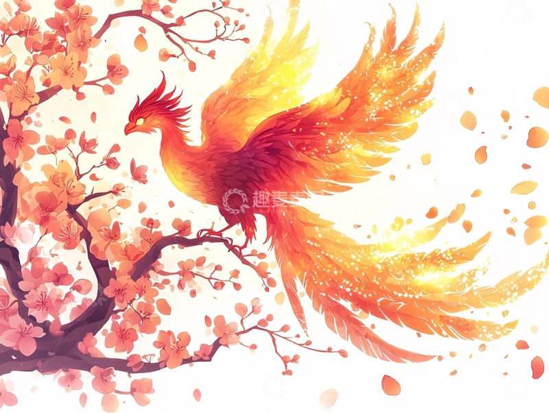 高清大图下载【趣麦麦图】火凤凰