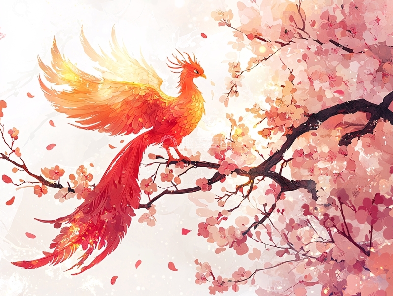 高清大图下载【趣麦麦图】火凤凰