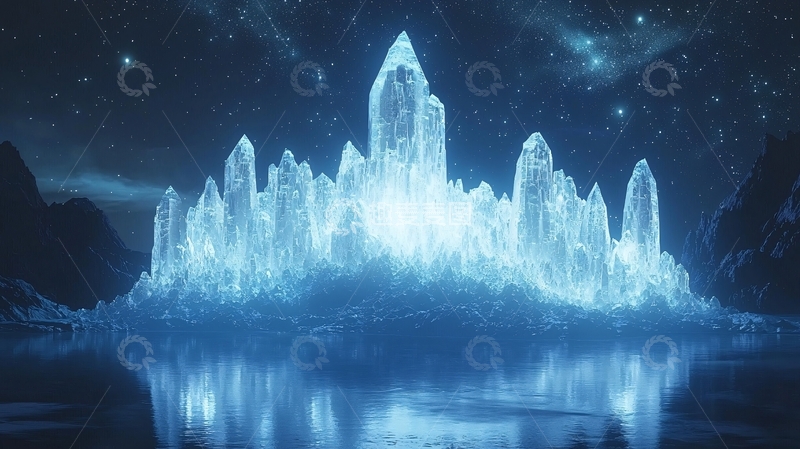 高清大图下载【趣麦麦图】冰晶城堡