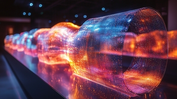 光影玻璃艺术装置