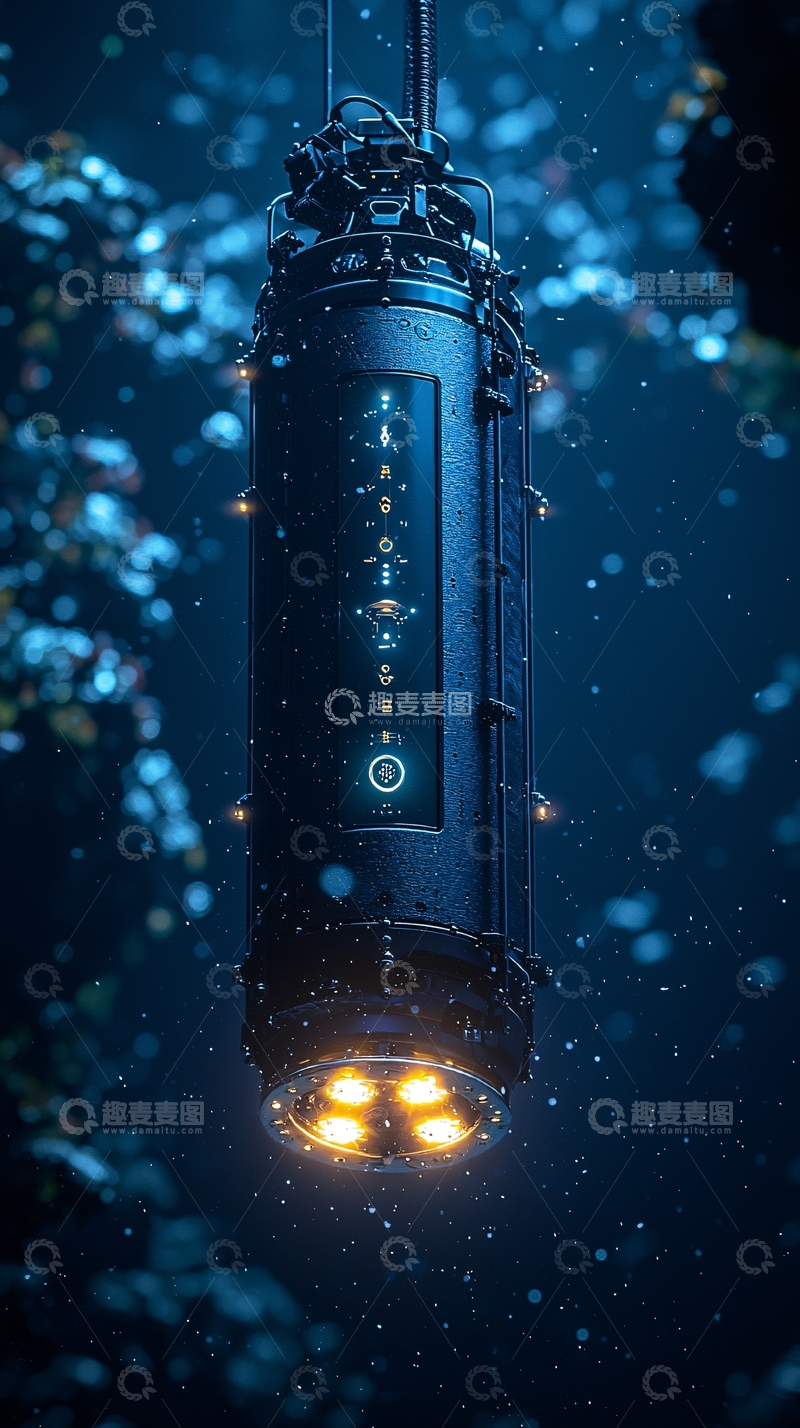 高清大图下载【趣麦麦图】深海悬挂式神秘装置
