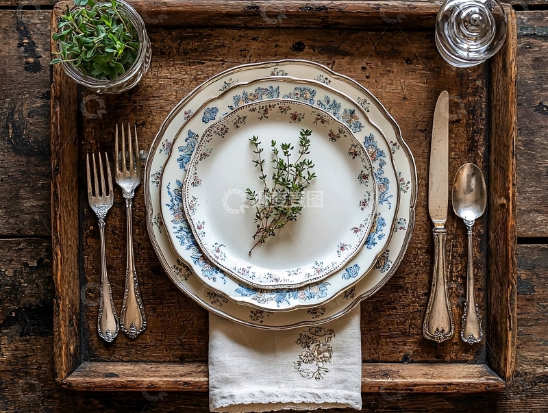 高清大图下载【趣麦麦图】精致的餐桌摆设