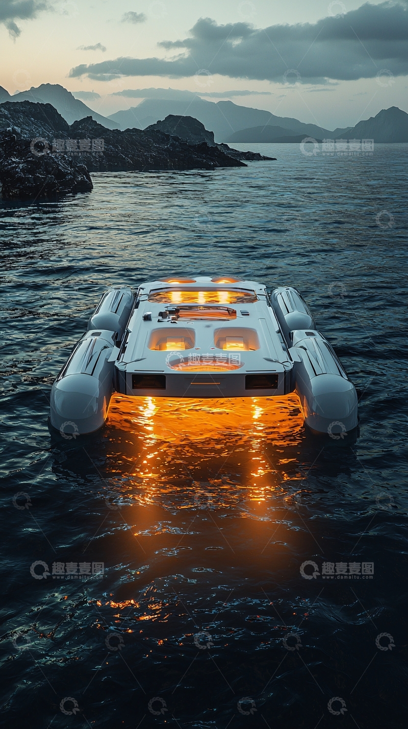 高清大图下载【趣麦麦图】水上浮台