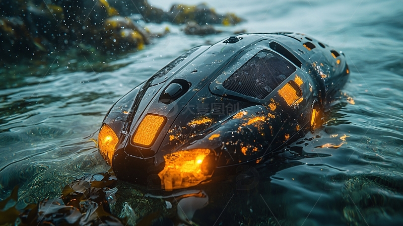 高清大图下载【趣麦麦图】防水水下机器人