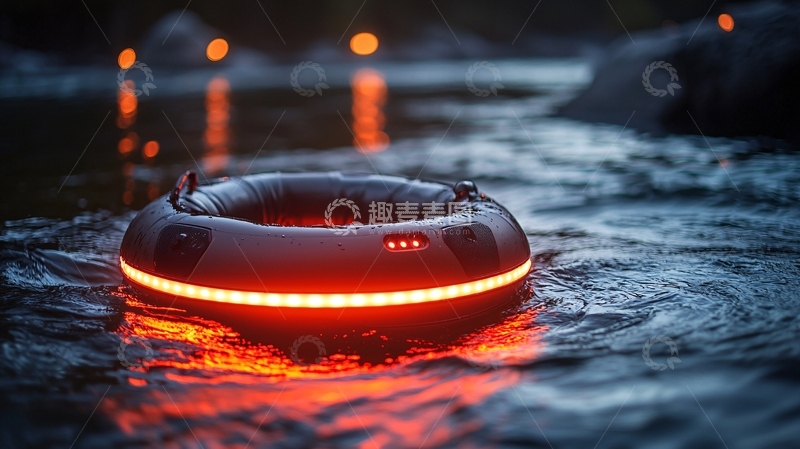 高清大图下载【趣麦麦图】夜光漂流圈