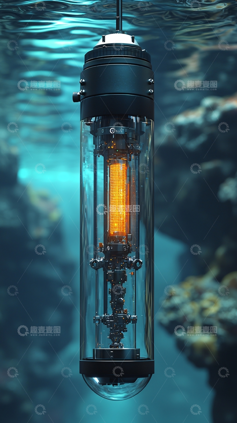 高清大图下载【趣麦麦图】深海玻璃灯