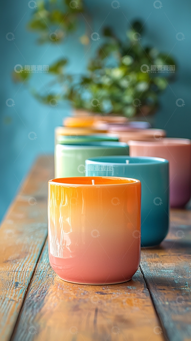 高清大图下载【趣麦麦图】彩色蜡烛