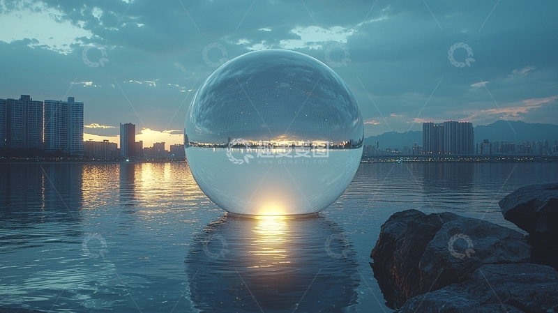 高清大图下载【趣麦麦图】玻璃球