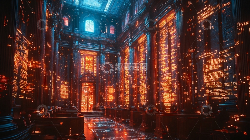 高清大图下载【趣麦麦图】未来科技感建筑