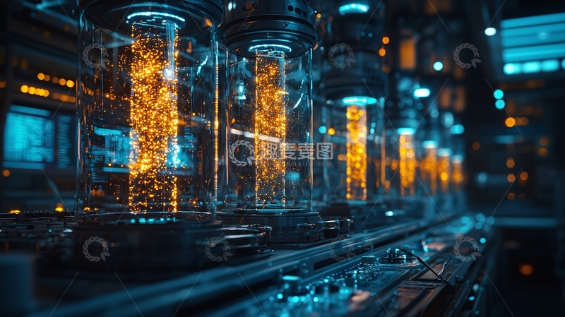 高清大图下载【趣麦麦图】未来科技感实验室
