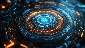 科技感圆形界面